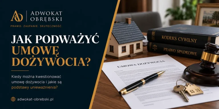 Podważenie umowy dożywocia – prawo i zaufanie