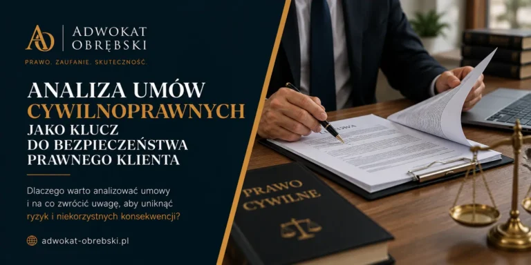Analiza umów cywilnoprawnych