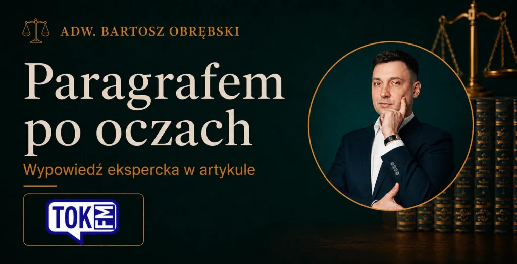 Paragrafem po oczach — udział w audycji radia TOK FM